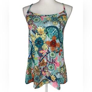 SHEILAY / Ocean - Floral Print Tank Top / Small